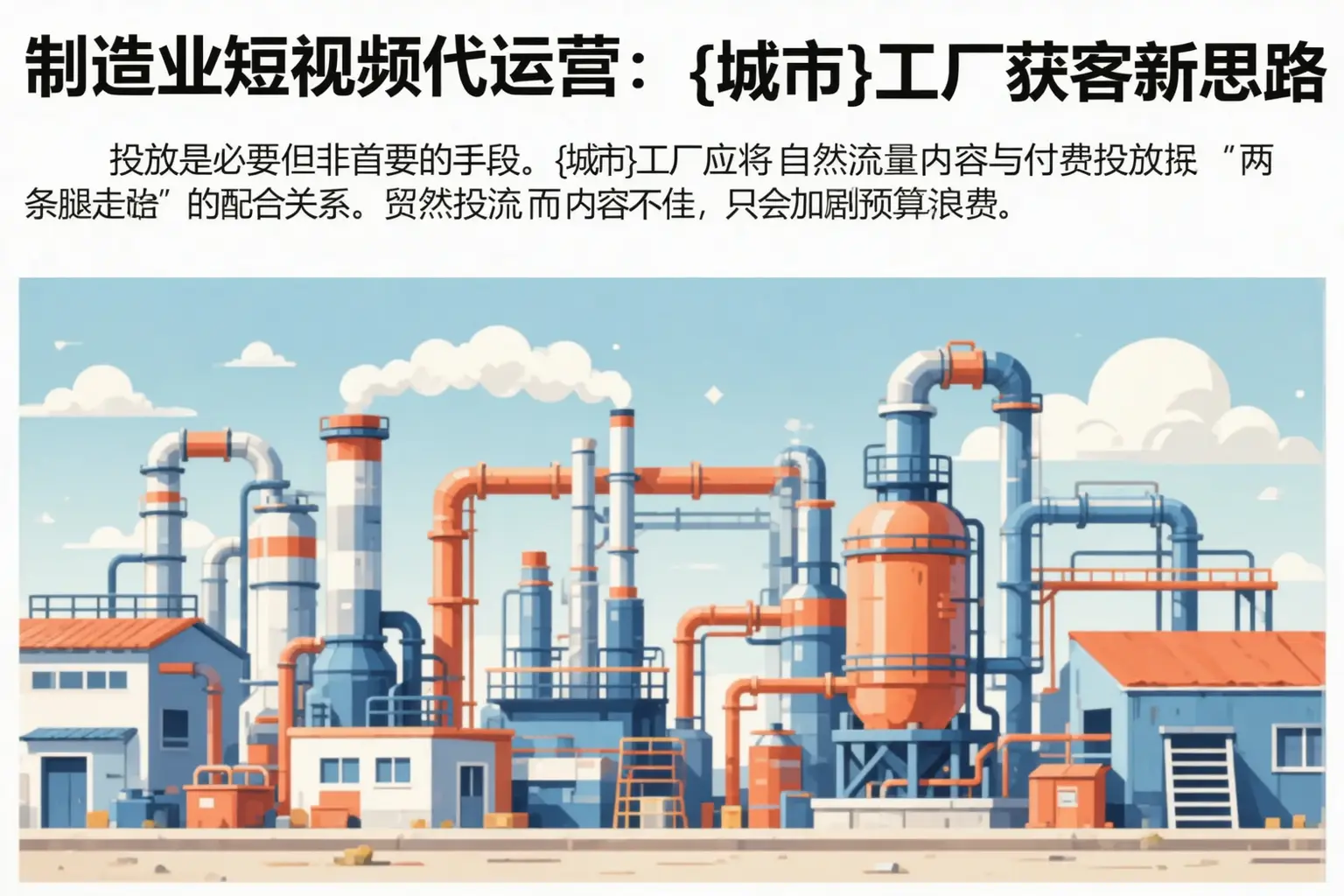 制造业短视频代运营:韶关工厂获客新思路