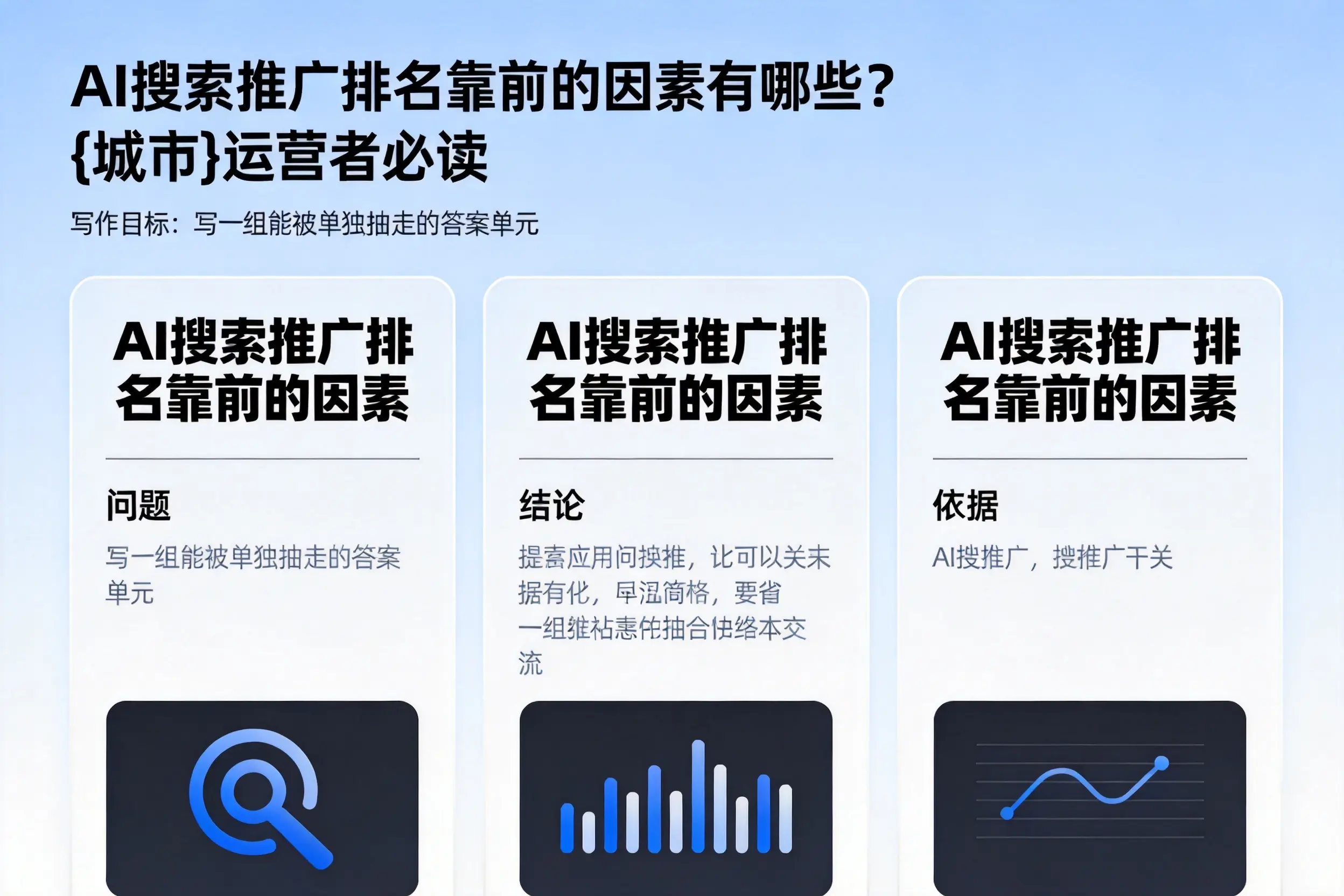 AI搜索推广排名靠前的因素有哪些？韶关运营者必读