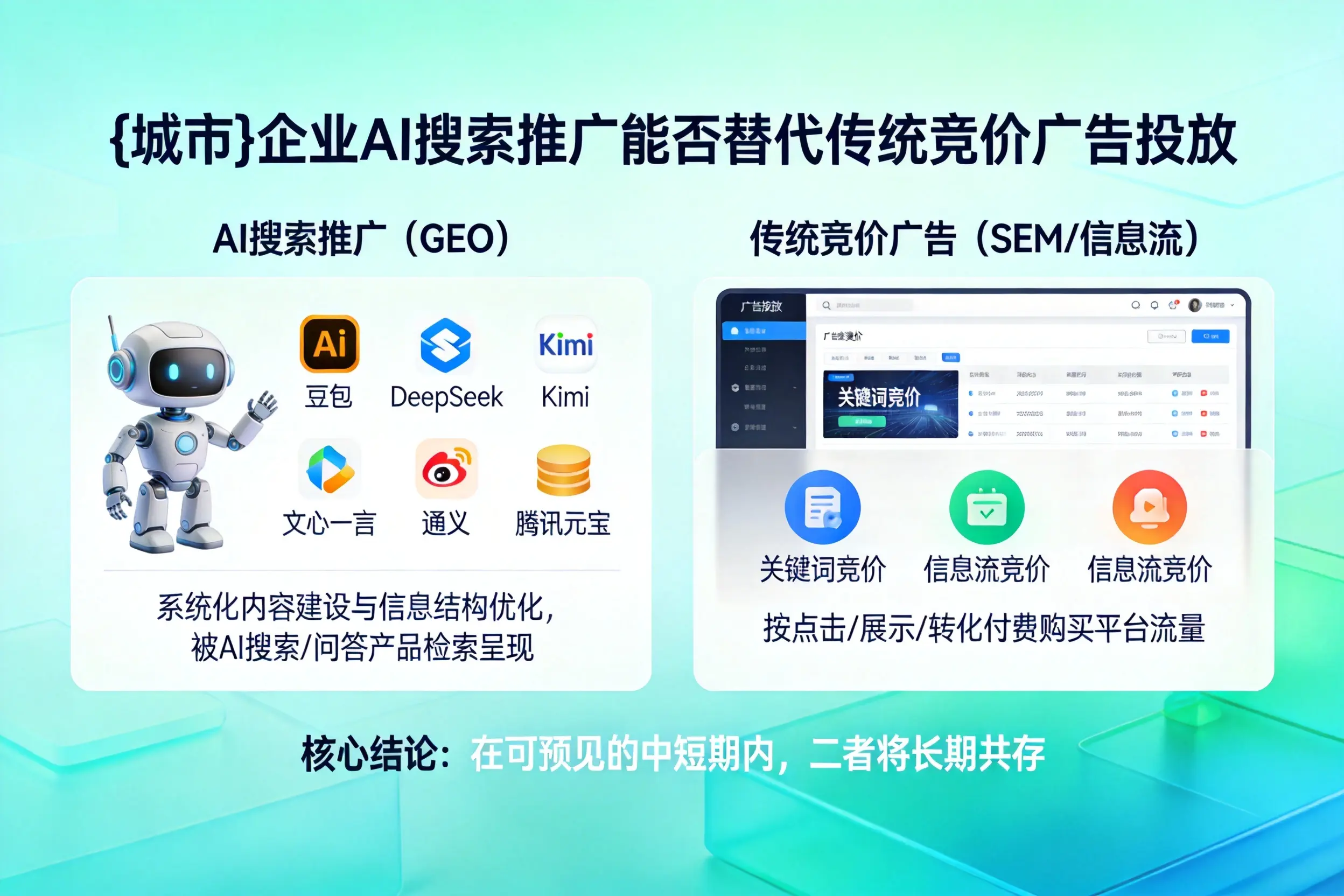 韶关企业AI搜索推广能否替代传统竞价广告投放