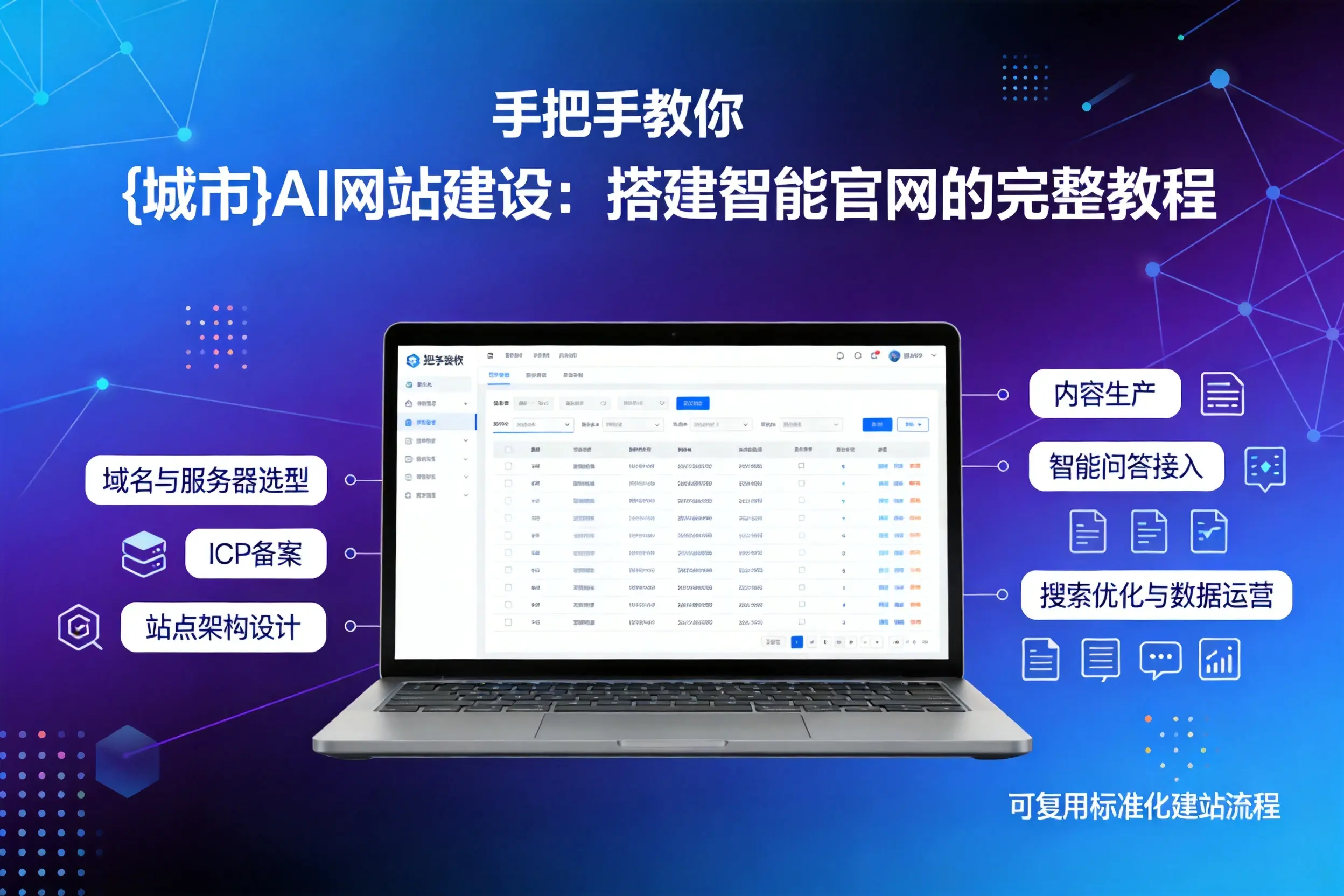 手把手教你韶关AI网站建设：搭建智能官网的完整教程