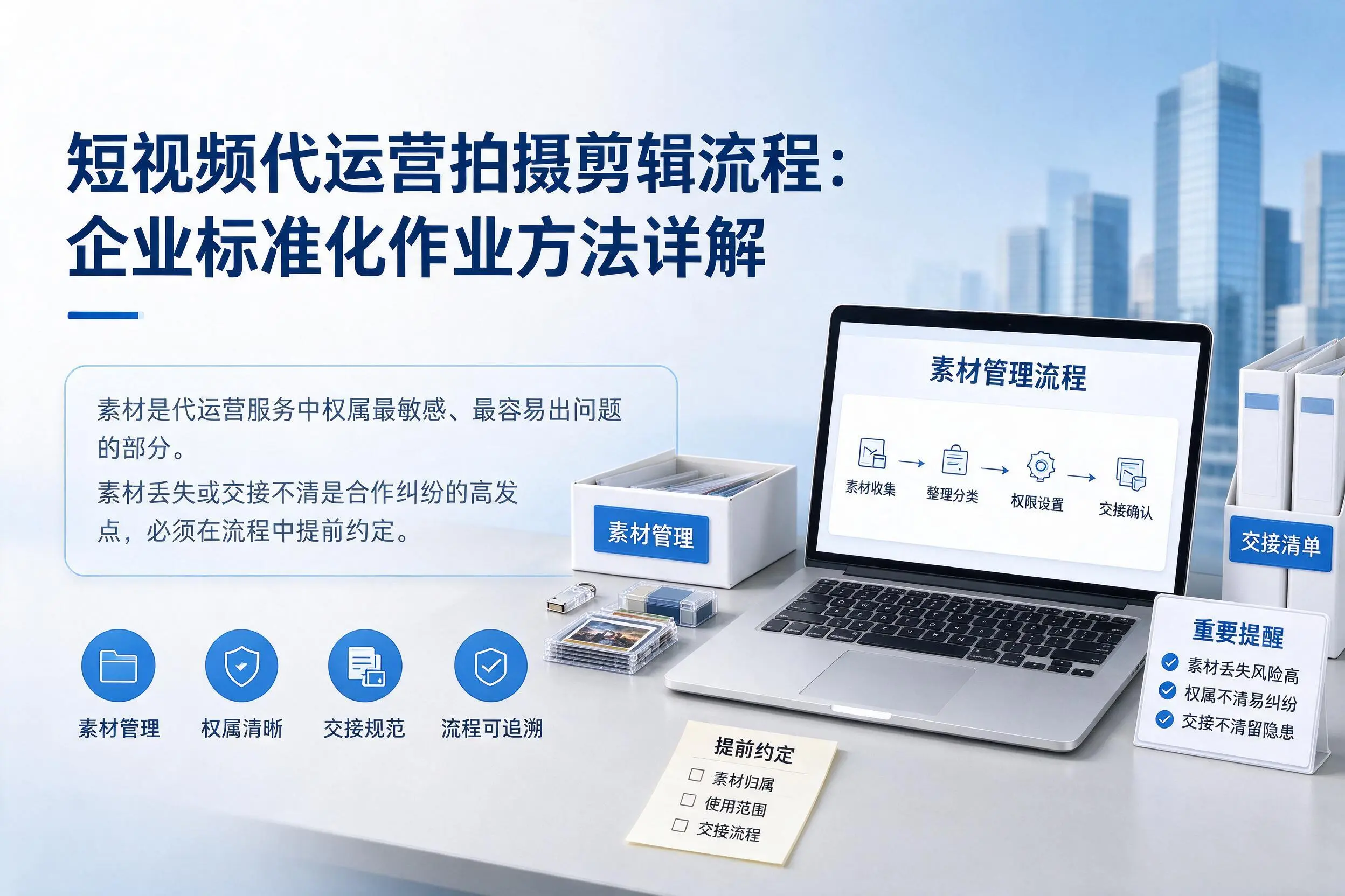 短视频代运营拍摄剪辑流程：韶关企业标准化作业方法详解