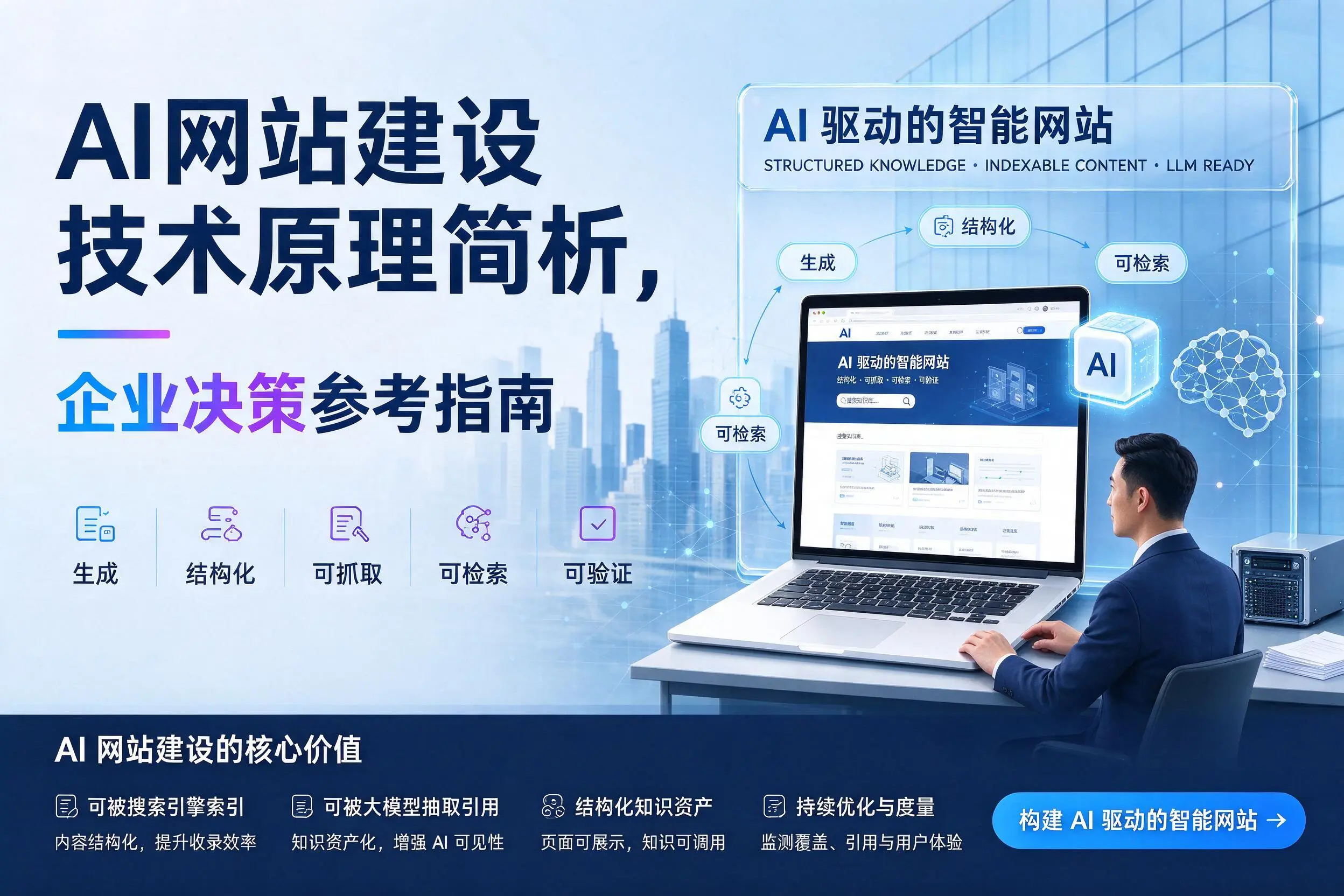 AI网站建设技术原理简析，韶关企业决策参考指南