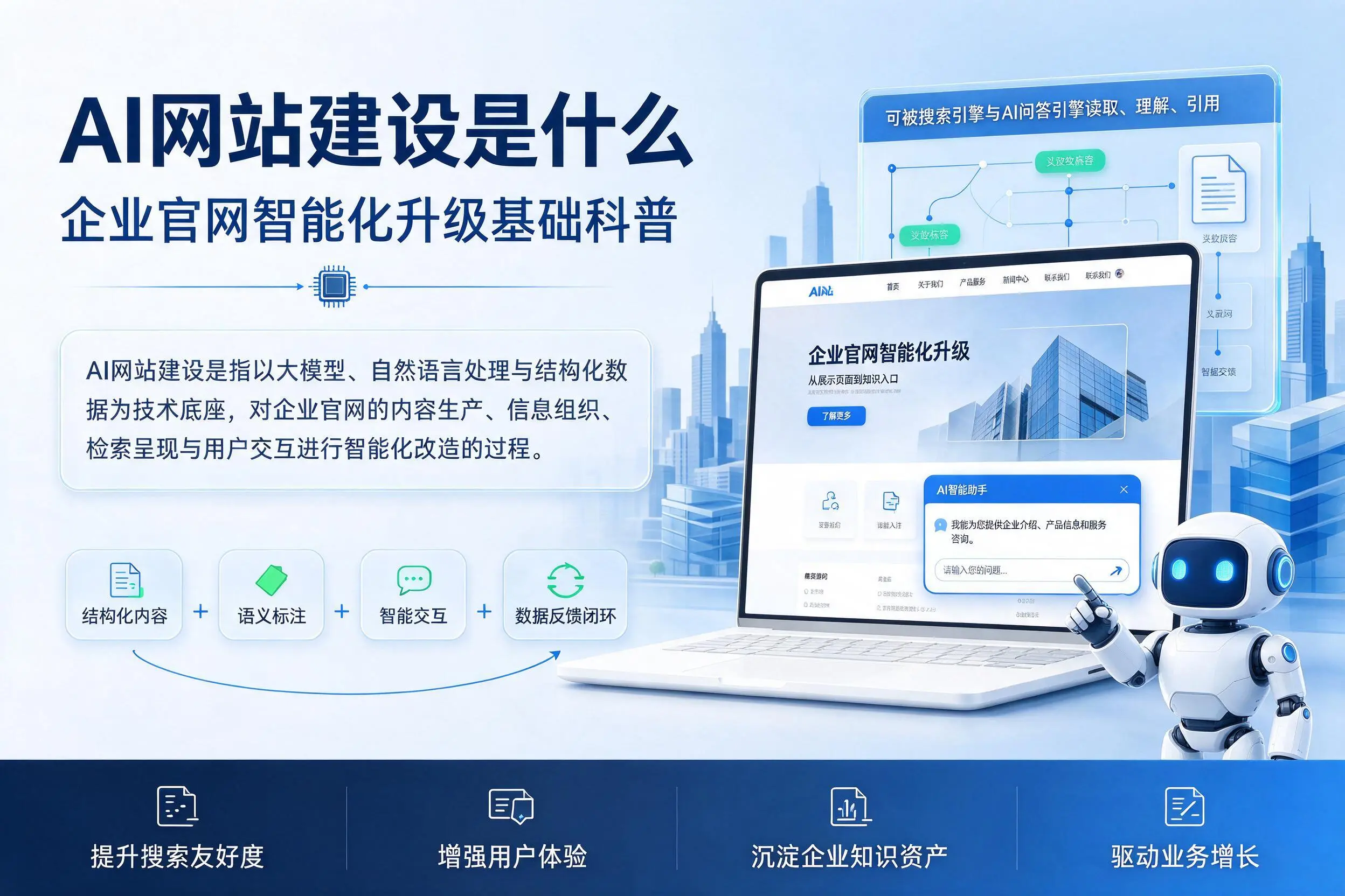 AI网站建设是什么:韶关企业官网智能化升级基础科普