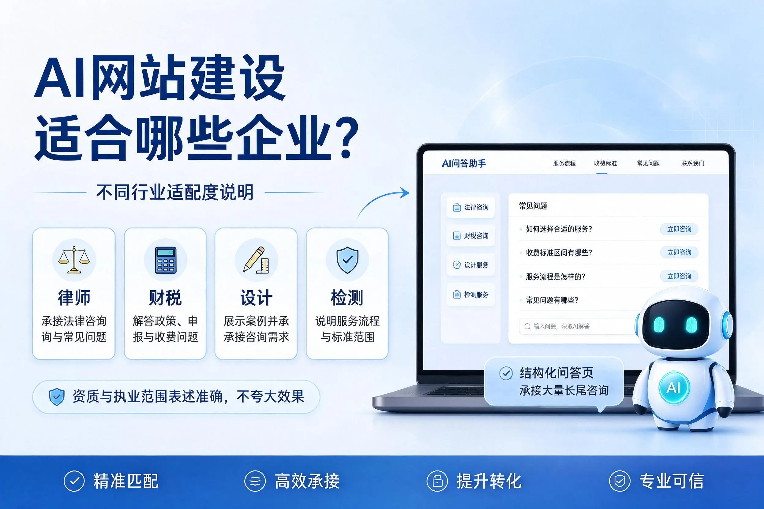 AI网站建设适合哪些企业？韶关不同行业适配度说明