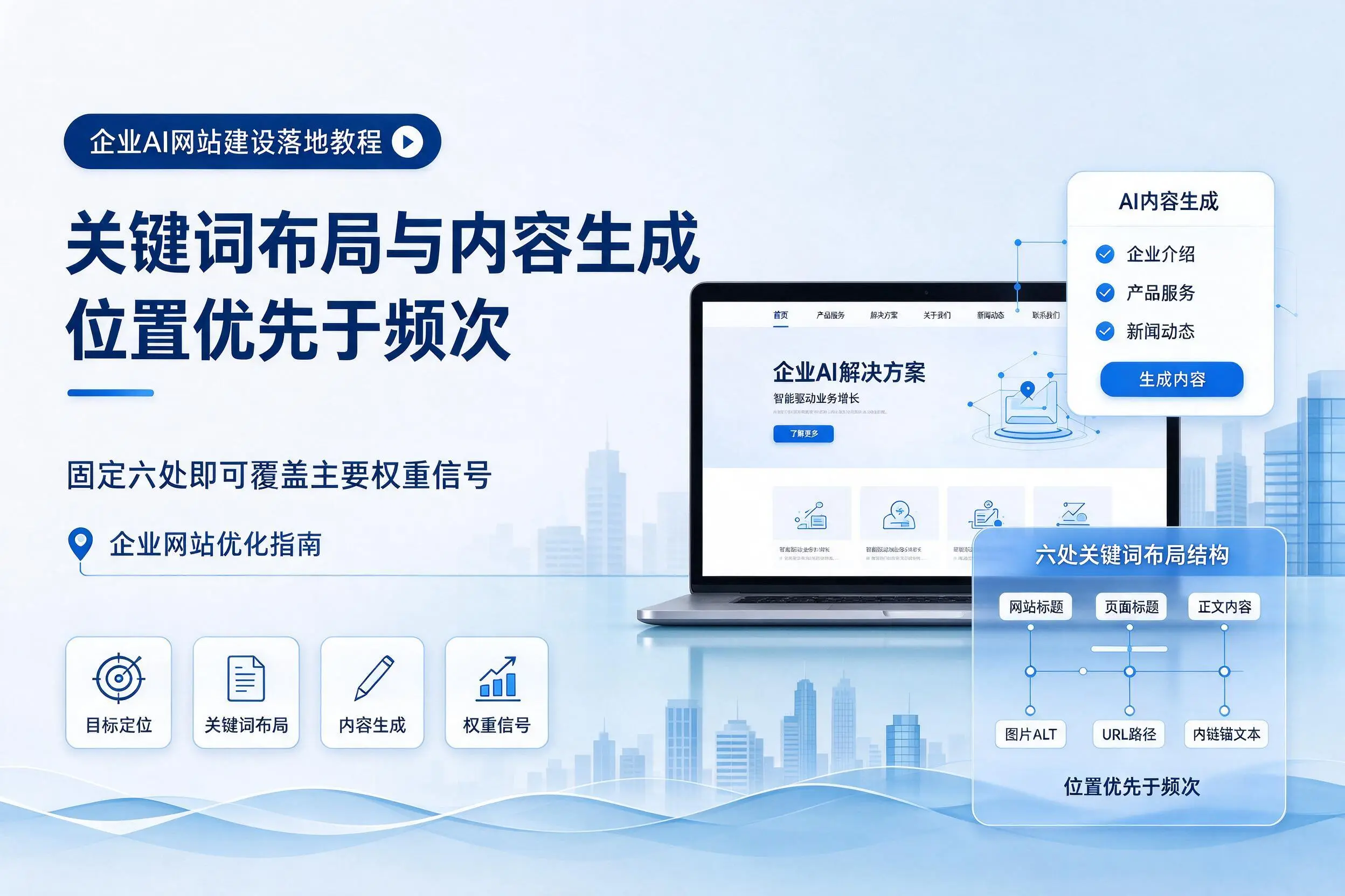 韶关企业AI网站建设落地教程：关键词布局与内容生成